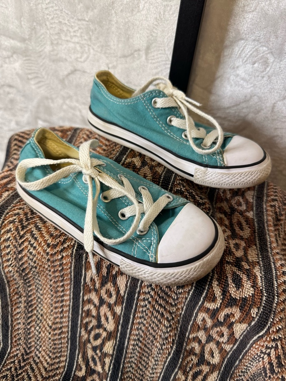 Converse Kids Low-Top Sneakers in Teal